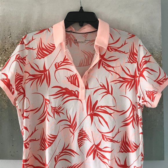 Under Armour Fitted Palm 🌴 Print T-Shirt (NWT) - Picture 4 of 12